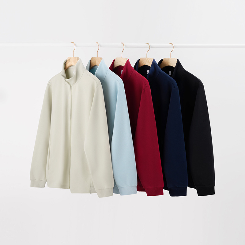 380g heavy vertical collar sweater men's high-end autumn and winter long sleeve solid color tide brand couple zipper cardigan jacket men 380g heavy vertical collar sweater men's high-end autumn and winter long sleeve solid color tide brand couple zipper cardigan jacket men