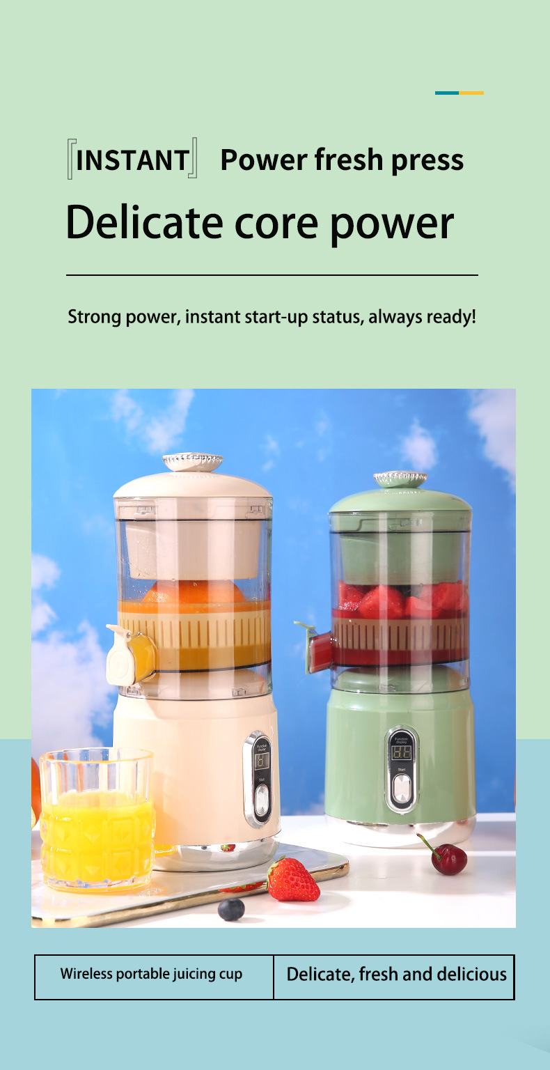 Cross-Border New Extractor Pulp Separation Portable Multifunctional Electric Small Juice Orange Juicer_voghion.com