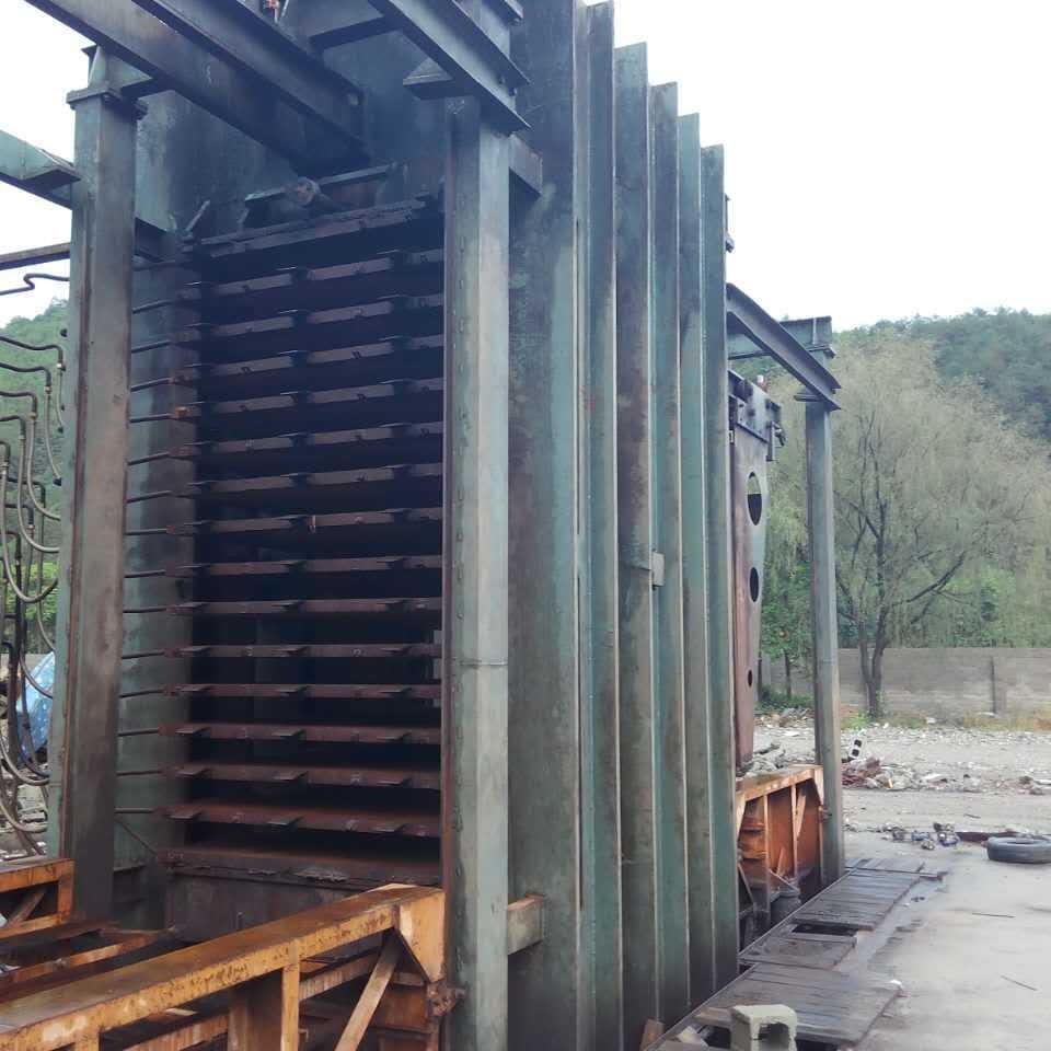 二手竹胶板热压机，浙江常山热压机   闲置处理