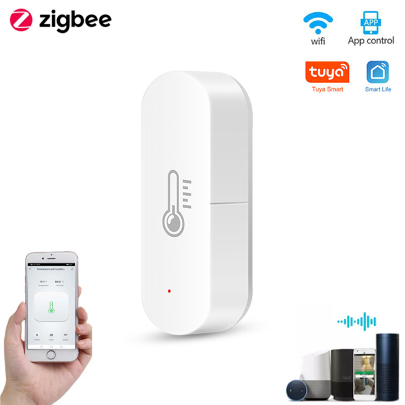 涂鸦ZigBee智能温湿度传感器全屋智能家居联动无线温度湿度感应器