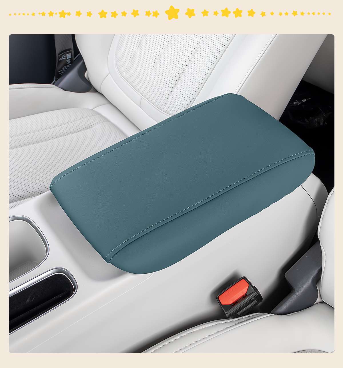 Suitable for Geely Xingyue Armrest Box Protective Cover, Central Armrest Interior Leather Pad, Ex2 Decorative Accessories