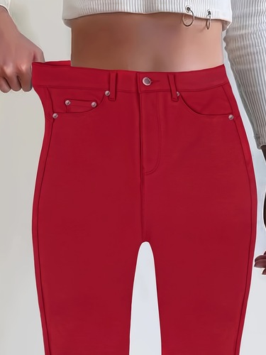 Ladies Fashion Slim Fit Jeans Elastic Fabric Casual Wear Cross-border