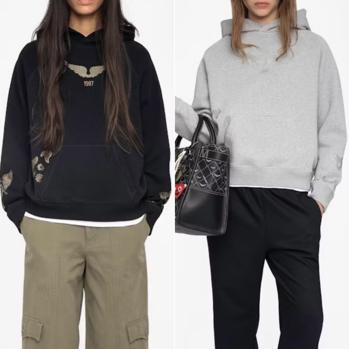 Demi-season velvet sports fashionable trend hoody