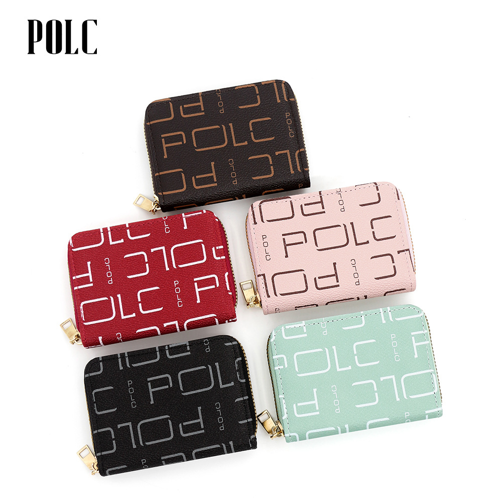 Nueva bolsa de tarjetas de tendencia callejera neutral multi-tarjeta bolsa de tarjetas bolsa de órgano bolsa de cambio bolsa de tarjetas de color pu piel caramelo bolsa al por mayor