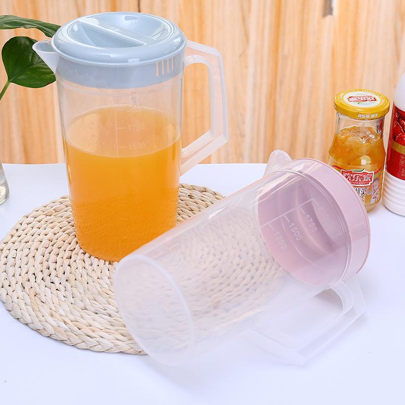 hervidor de agua fría resistente al calor a alta temperatura a prueba de explosiones tienda de té de leche doméstica con escala de cubierta botella de agua de gran capacidad taza de té hervidor de agua fría image 3