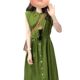 [original Method] French Green Lapel Sleeveless Dress Women's Summer New Retro Temperament Single Breasted Long