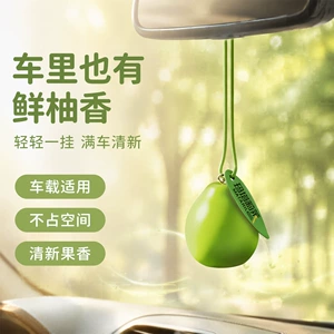 Car Fragrance Tablets, Car-Mounted Grapefruit Aroma Diffuser Stone, Creative Car Interior Hanging Fragrance Diffuser, Light Fragrance