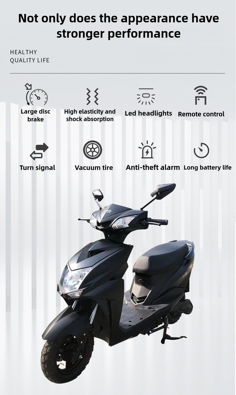 Factory Direct Sales of New Electric Bicycles, 800W High-Speed Long-Range Electric Motorcycles, Electric Scooters