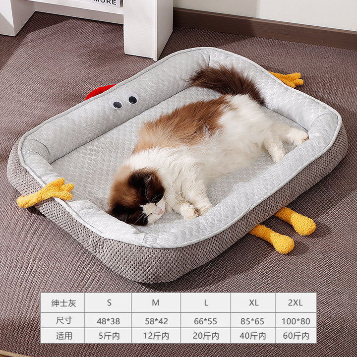 Perrera interior al por mayor Four Seasons Universal Super Small Small and Medium Sleeping Cama de verano para gatos Cama para perros Productos para mascotas de invierno
