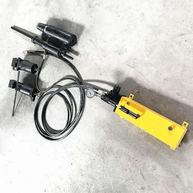 La operación de la herramienta de recuperación y desmontaje de túnel de cable de anclaje minero ahorra mano de obra, es segura y eficiente