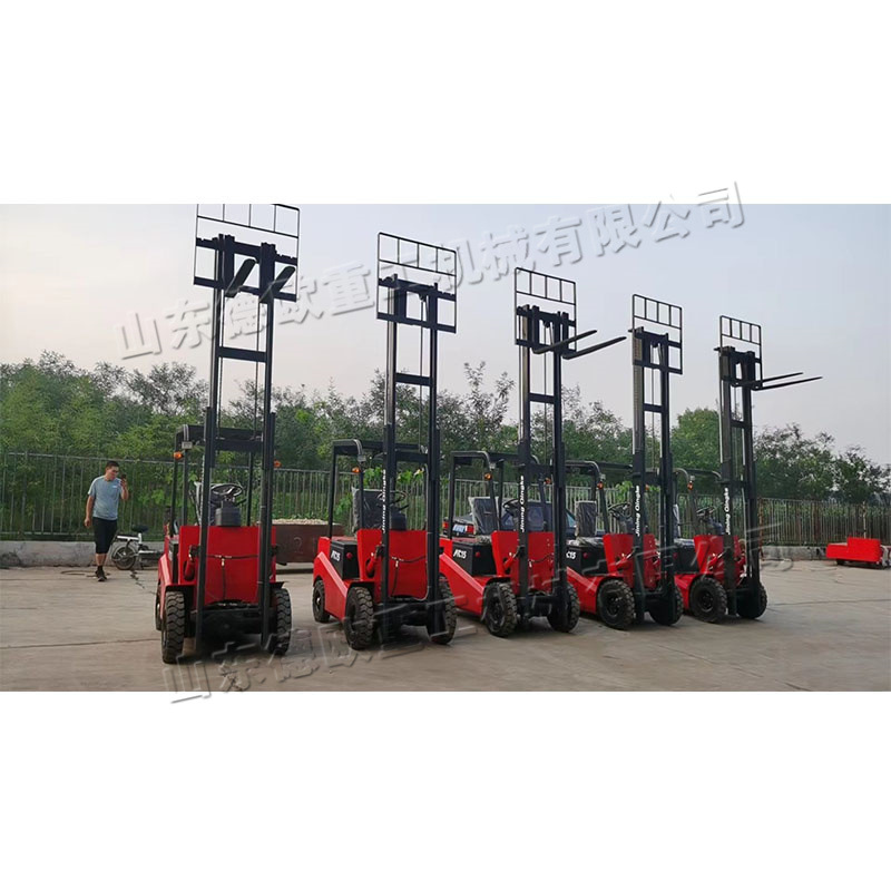 四支点平衡电动叉车 建筑工程货物搬运车 工厂车间货物装卸车