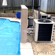 泳池空气能热泵热水器恒温泳池设备采暖烘干除湿三集一空气源热泵