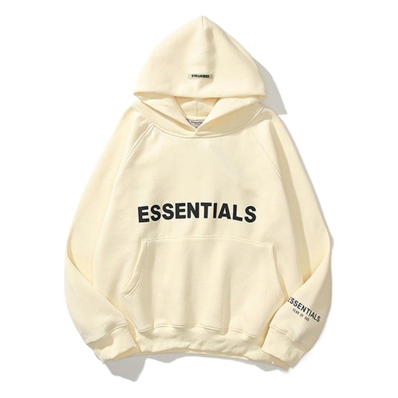 Nuevo suéter de manga raglán de doble línea de la marca de moda estadounidense para hombres y mujeres, estilo de pareja, suéter suelto pesado con capucha, letras