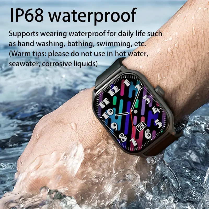 Amazon explosiva X8 reloj de moda impermeable inteligente 2.01 pantalla grande Da fit control de presión arterial y oxígeno en sangre