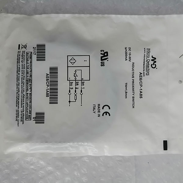 意大利MICRODETECTORS传感器AE6-CP-1A85