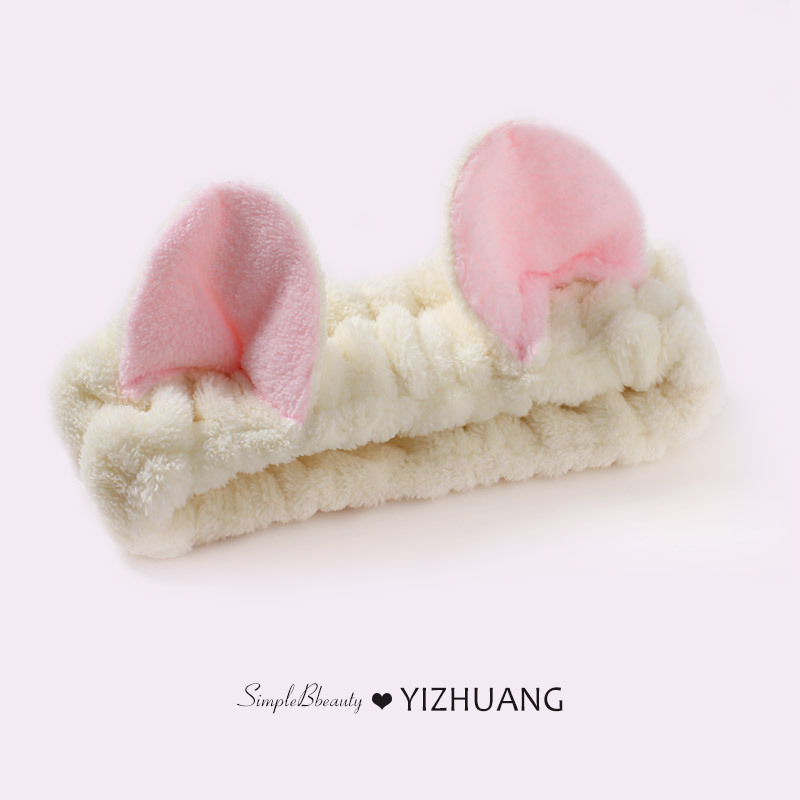 Máscara especial de banda de cabello de restricción simple de banda de cabello de lavado de la cara de mujer pinza de cabello rojo en línea 2025, nuevo toque de cabello otoño invierno