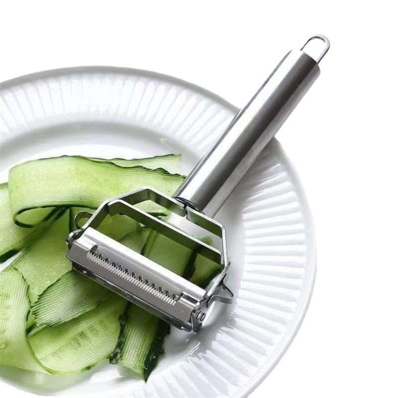 新しいステンレス鋼の果物ナイフ家庭用多機能皮むきナイフ果物と野菜の皮むき器ジャガイモの皮むき器|undefined