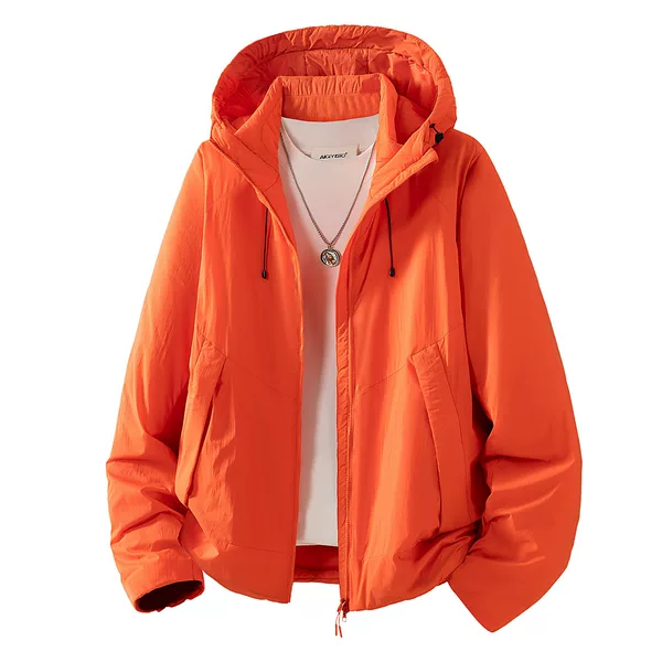 M-8XL Autumn and Winter Lightweight Cotton Jacket for Couples, Men's Hooded Cardigan with Padding, Thickened and Windproof