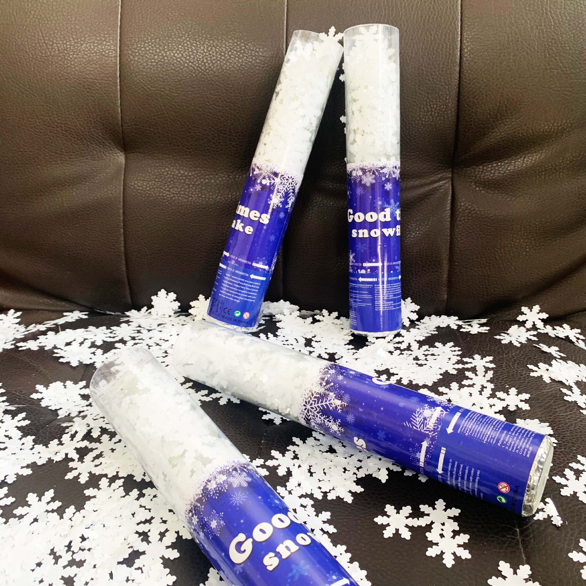 30cm 눈송이 튜브---흰색