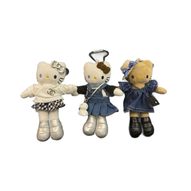 新品可爱いロングレギンスキティぬいぐるみスカートきせかえ人形ドレスins风人形饰りリュックサックキーホルダー