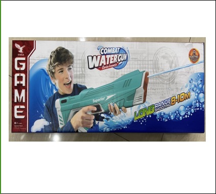 Cañona de agua eléctrica transfronteriza juguete para niños al aire libre guerra de agua auto-aspiración de alta presión pistola de rociador de agua Glock