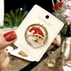 Christmas cartoon brooch, pin, accessory lapel pin, European style