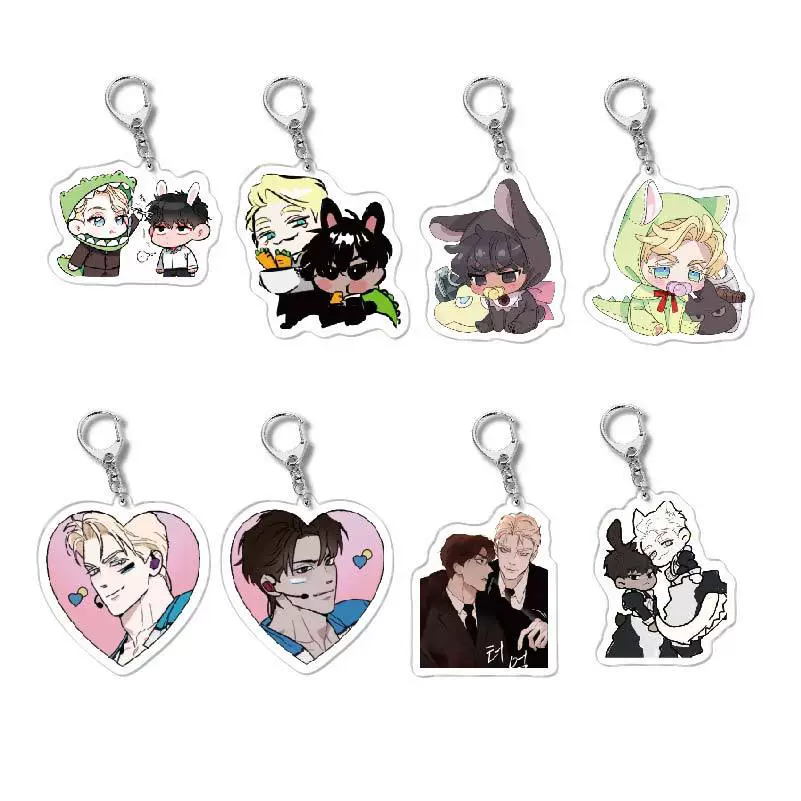 Acrylic Keychain (Codename Anastasia) Double-Sided 6 cm, Cute Character Pendant