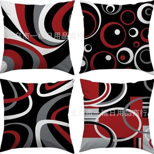 Cross-Border Hot Selling Bohemian Geometric Abstract Pillowcase Decoration Abstract Geometric Simple Pillowcase Sofa Bed Decoration