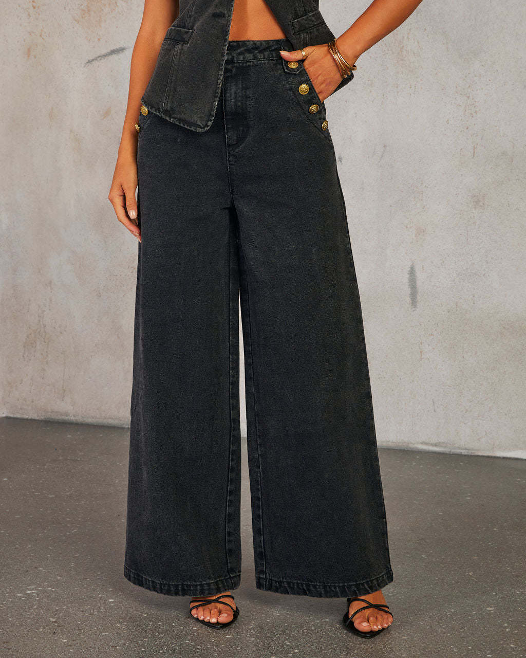 2025 Spring Autumn European American Cross-Border Foreign Trade New Personalized Street Style Suit Vest And Wide-Leg_ecoleips.com