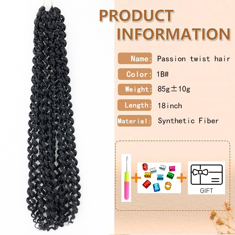 Trenzada africana pequeña bobina de fibra química ganchillo de cabello spr twist bobina de tornillo de cabello spr falso en stock