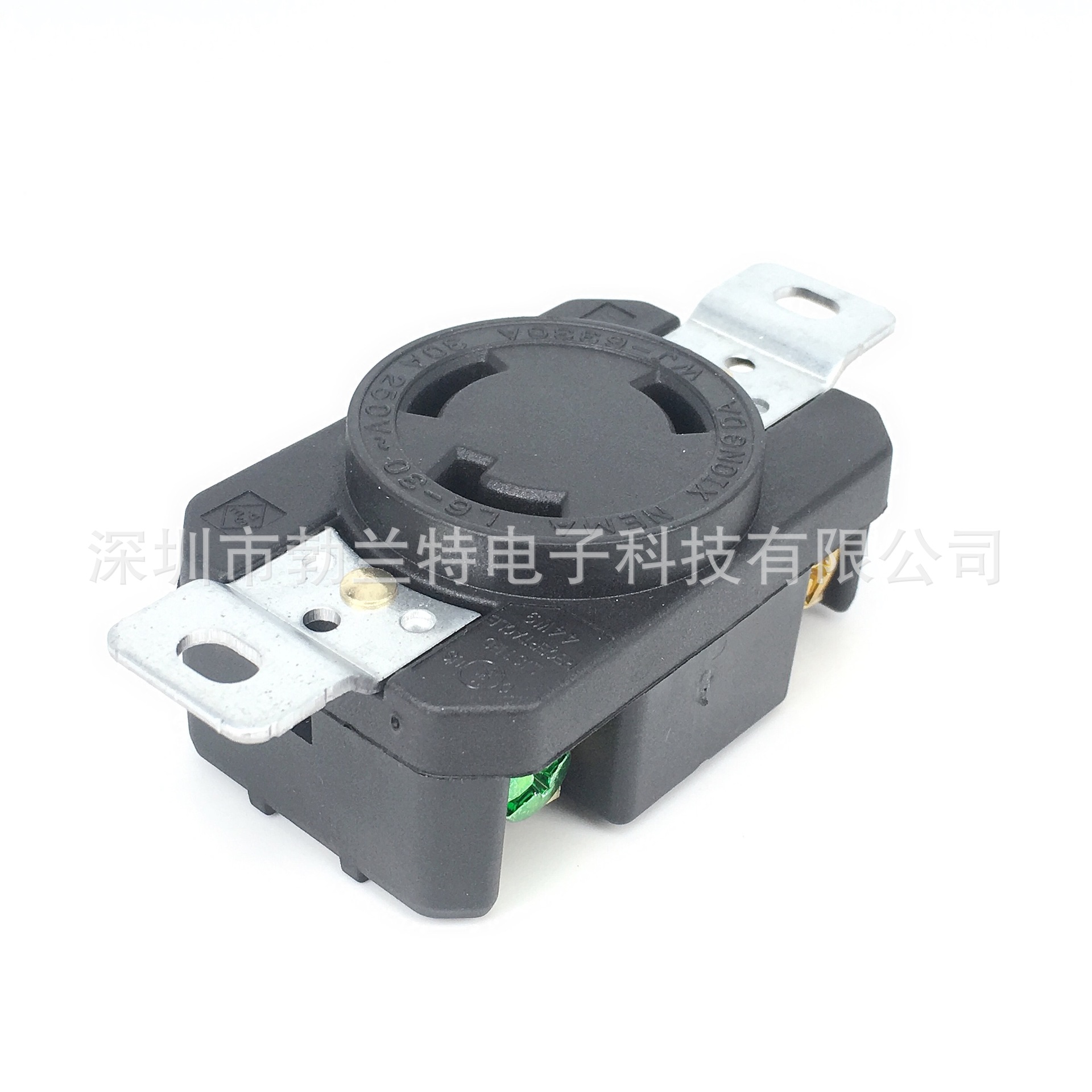 NEMA L6-30R 美规防脱落插座 引挂式接线插座 30A 250V