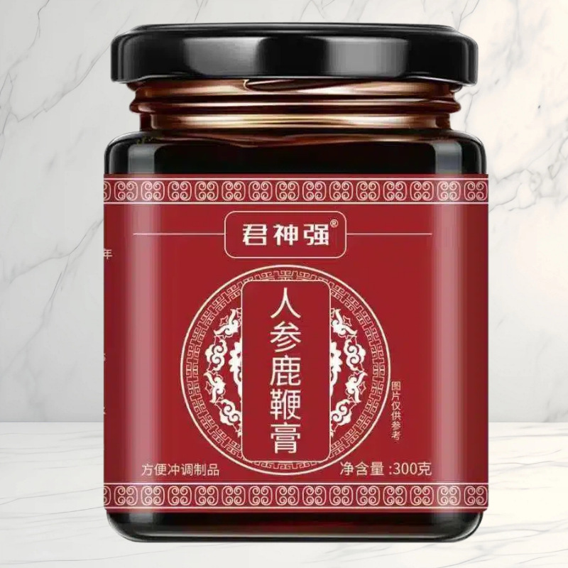 Jun Shen Qiang Ren Shen Lu Bing Gao Herbal Paste 300g Traditional TCM Male Wellness Supplement Ready to Eat overview