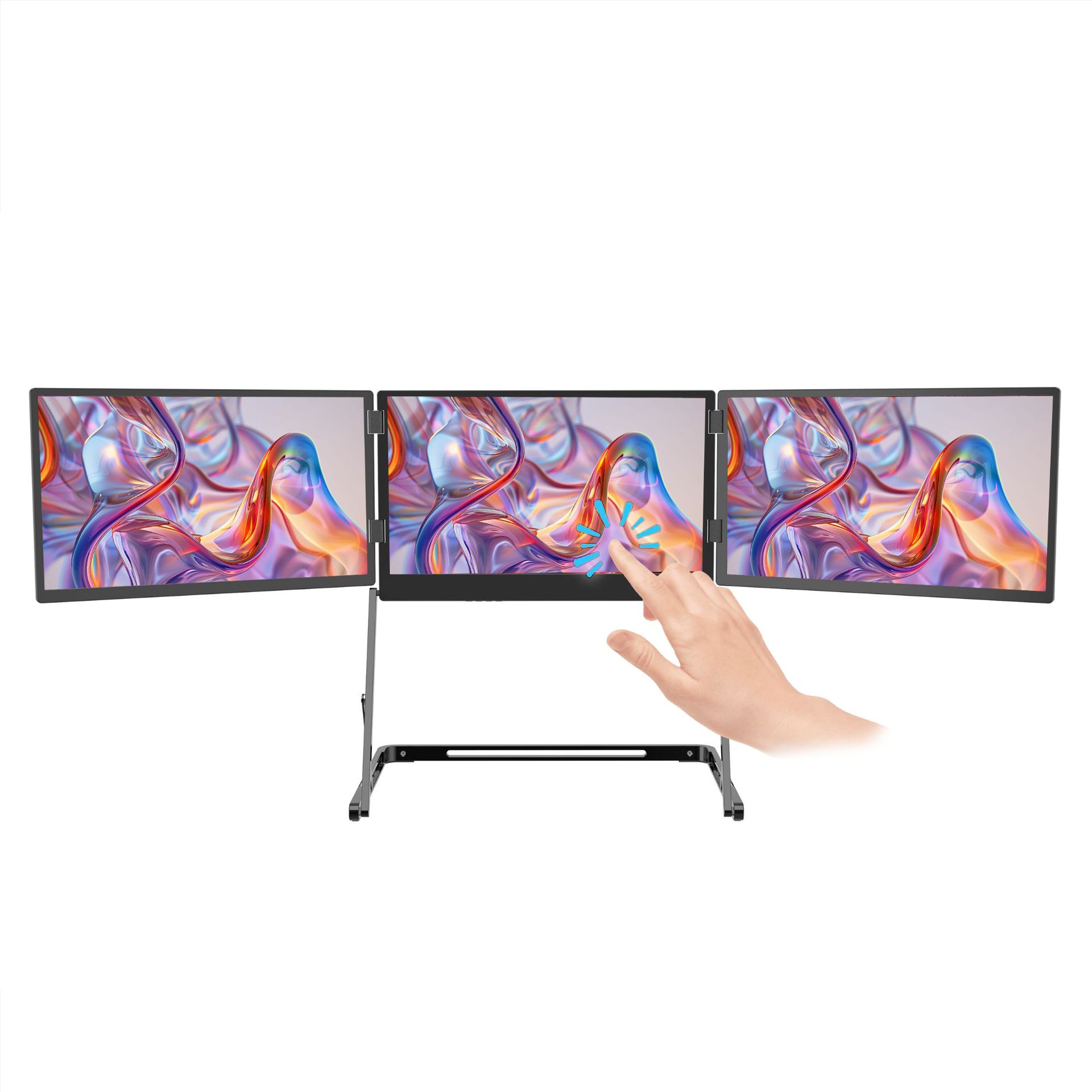 Direct Sales from the Source: 14inch Aluminum Alloy Foldable High-Definition Ips Touchscreen Portable Monitor for Office Work and Stock Trading