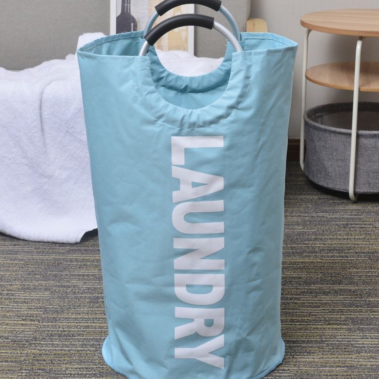 115 litros de doble gran tamaño cesta de ropa sucia transfronteriza de gran capacidad de baño cesta de juguetes bolsa de lavandería plegable