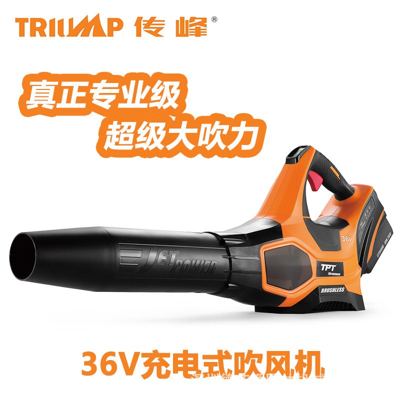 传峰36V充电式工业吹风机大功率锂电动马路吹叶机道路清扫机除尘