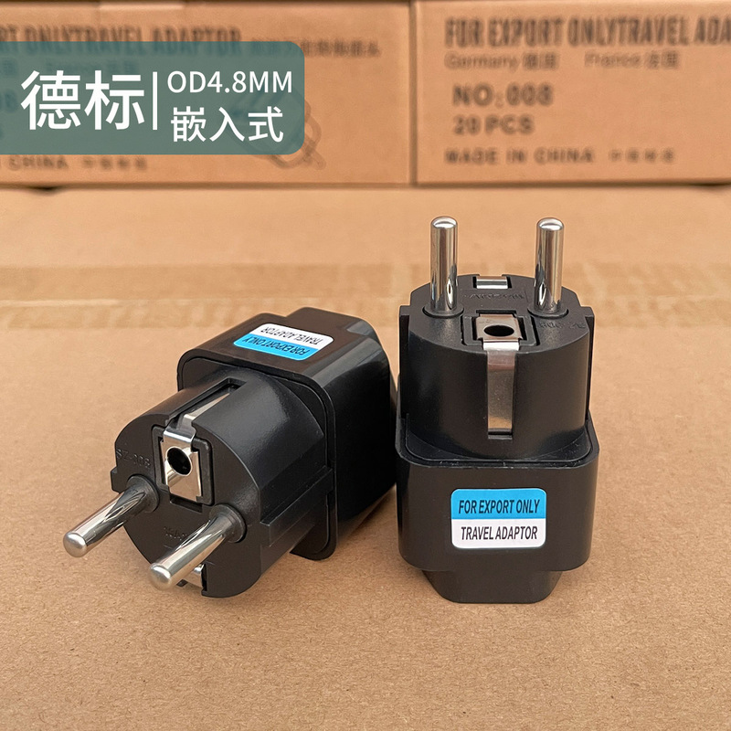 European Travel Adapter European Standard German French Korean Russian Iceland Power Socket Adapter