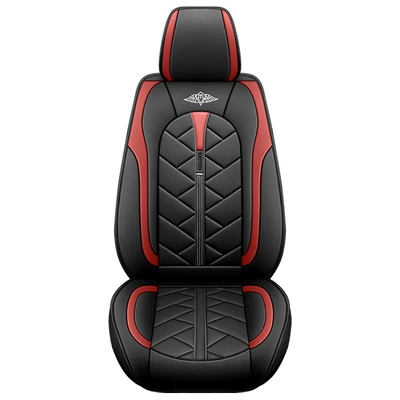 Universal seat cover — New Full-Cover Car Seat Cover - one-front-row-single-seat-lafite-red-a-complete-set-of-five-seats