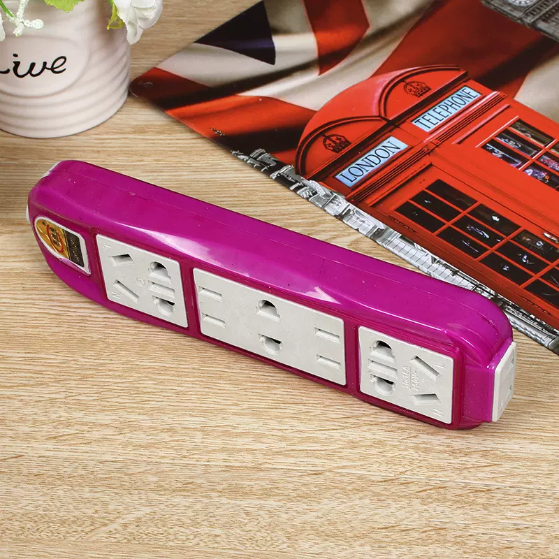 厂家自供新国标一体成型18孔无线转换防爆地拖插座 插板排接线板