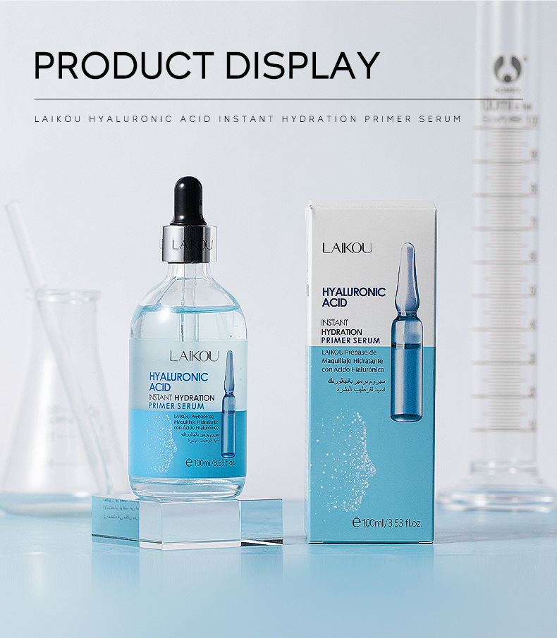 LAIKOU Hyaluronic Acid Essence Base Liquid 100ml Hydrating and Moisturizing Skin Care Essence Cross-border Wholesale undefined