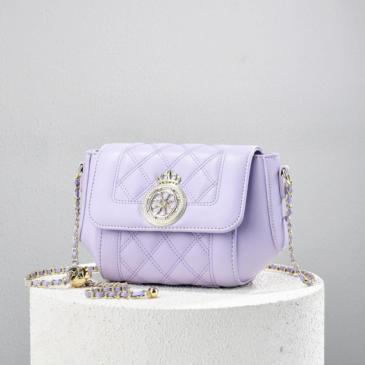Bolso de moda universal pequeño bolso de hombro simple y compacto bolso de mochila casual de color sólido bolsas transfronterizas