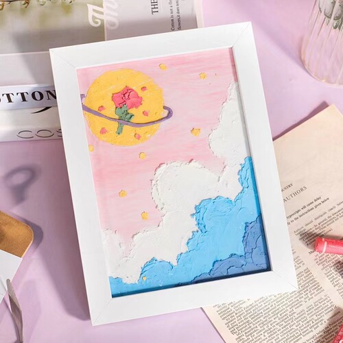 Handmade diy oil pastel set filled coloring painting handmade material package children's holiday gifts school prizes