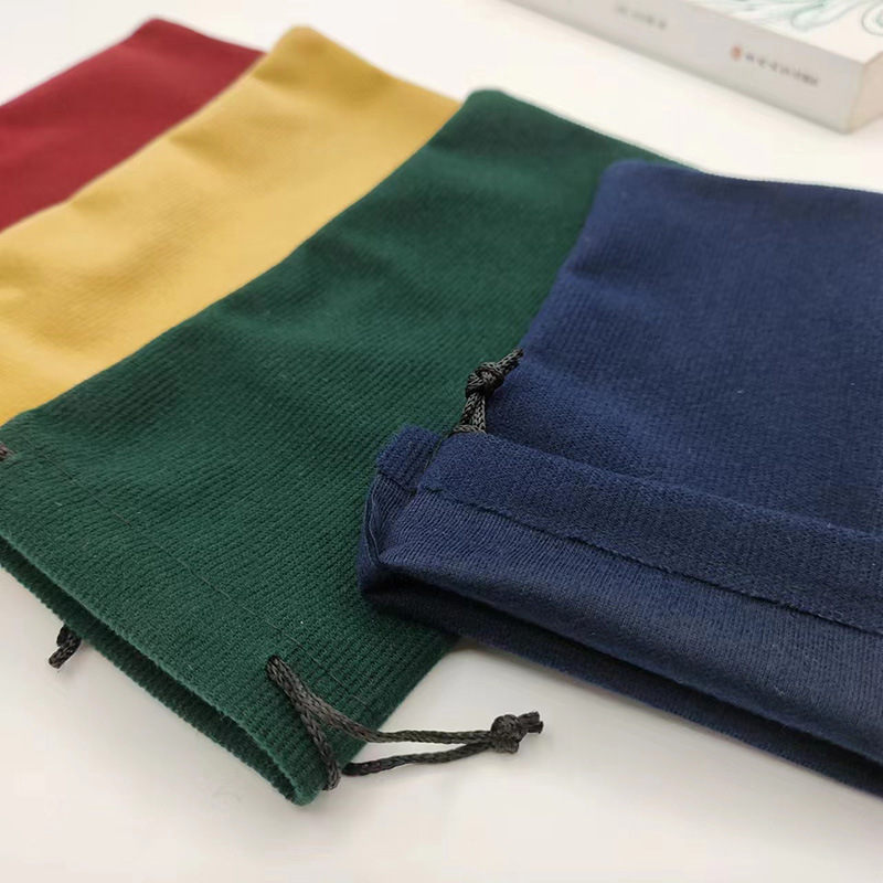 Nueva funda colorida para gafas, bolsa de tela para gafas de sol, bolsa de almacenamiento con cierre de cordón, bolsa para gafas de color sólido, venta al por mayor en stock. image 3