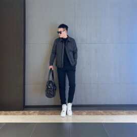 男士立领菱格棉服外套冬季保暖休闲短款夹克潮流百搭棉衣