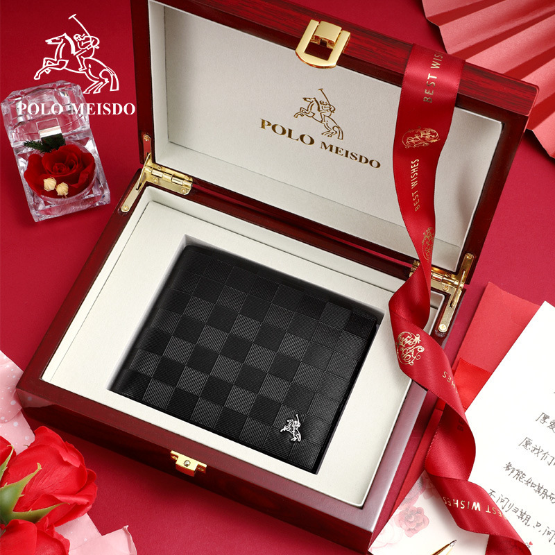 British Paul Men's Wallet Official Genuine First-Layer Cowhide High-End Men's Genuine Leather Luxury Wallet Business Short Style British Paul Men's Wallet Official Genuine First-Layer Cowhide High-End Men's Genuine Leather Luxury Wallet Business Short Style