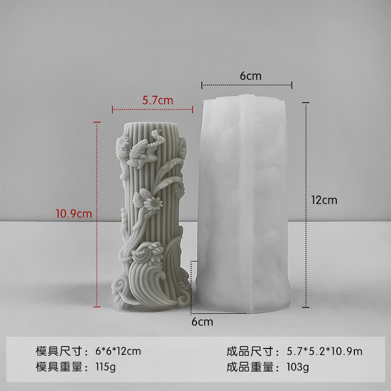 Jiahui-mei onda cilindro banano molde de molde mol