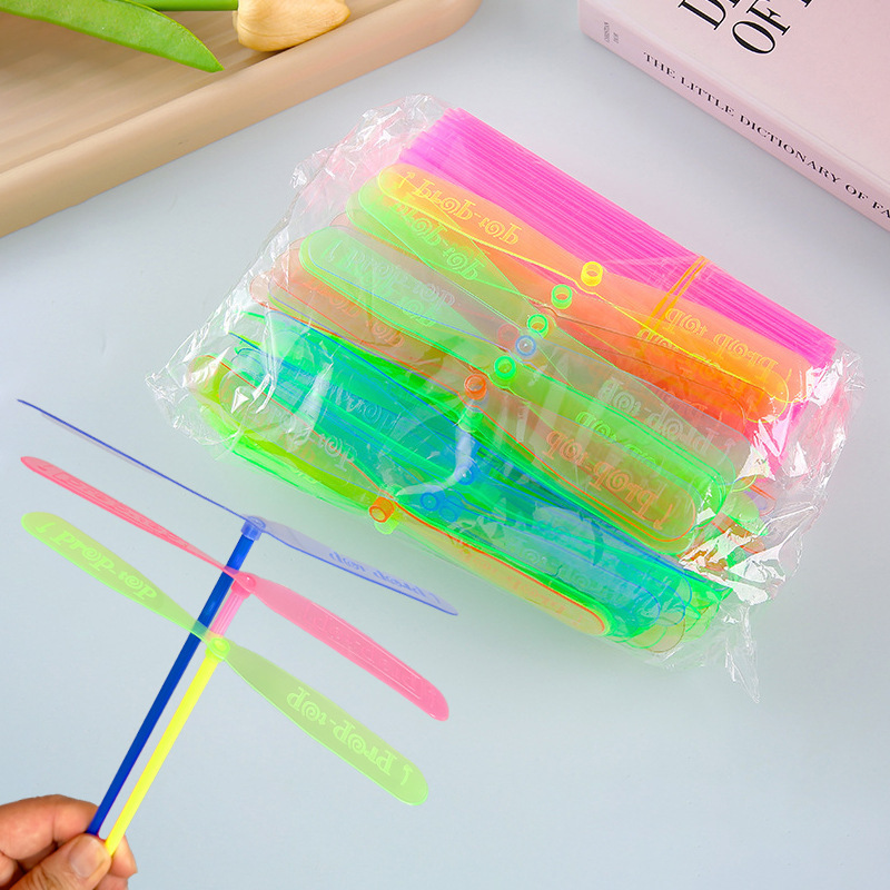 Bamboo Dragonfly Kidsren's Toys Flying Fairy Nostalgic Toys Kindergarten Reward Gifts 8090 Nostalgic Street Stall Batch
