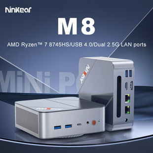 New Amd Ryzen ™   7 8745Hs Mini Computer Portable Desktop Micro Small Host
