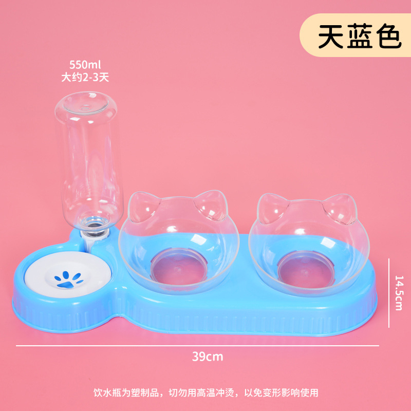 Azul cielo + tazón transparente