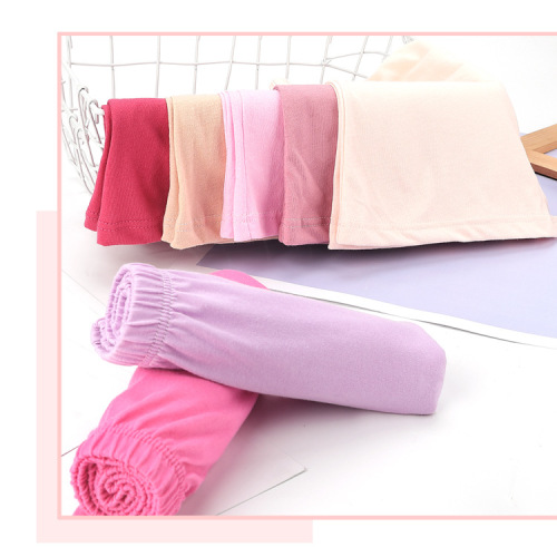 Middle-aged and elderly women's underwear cotton high-waist boxer briefs for the elderly solid color plus size loose breathable cotton mother's underwear