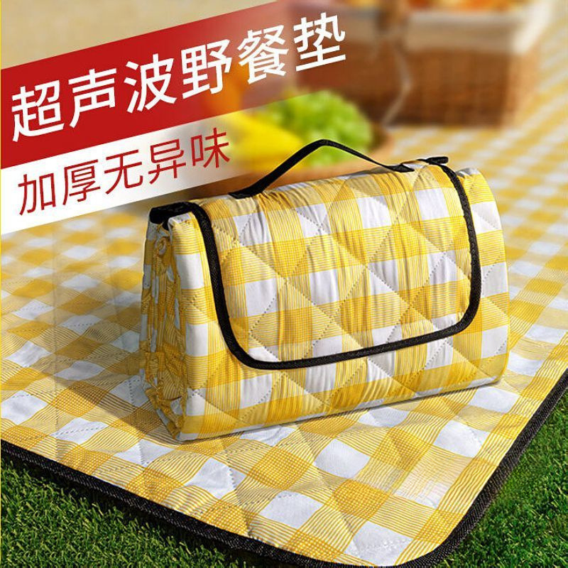 봄 나들이 피크닉 매트 방습 매트 야외 캠핑 휴대용 쿠션 나들이 방수 텐트 캠핑 피크닉 매트 기계 세탁 가능
